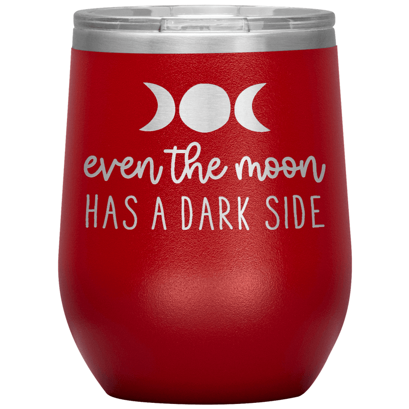 Dark Side Engraved Wine Tumbler Wine Tumblers Red 