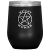 Witchy Woman Engraved Wine Tumbler Wine Tumblers Black 
