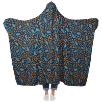 Flying Keys Hooded Blanket - Midnight Hooded Blankets  