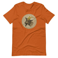 Baphomet Goat Tee - Brown T-Shirt Autumn S