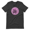 Baphomet Goat Tee - Purple T-Shirt Dark Grey Heather XS