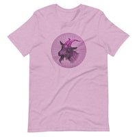 Baphomet Goat Tee - Purple T-Shirt Heather Prism Lilac XS