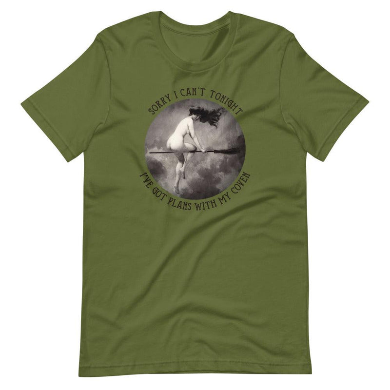 Flying Witch Tee T-Shirt Olive S