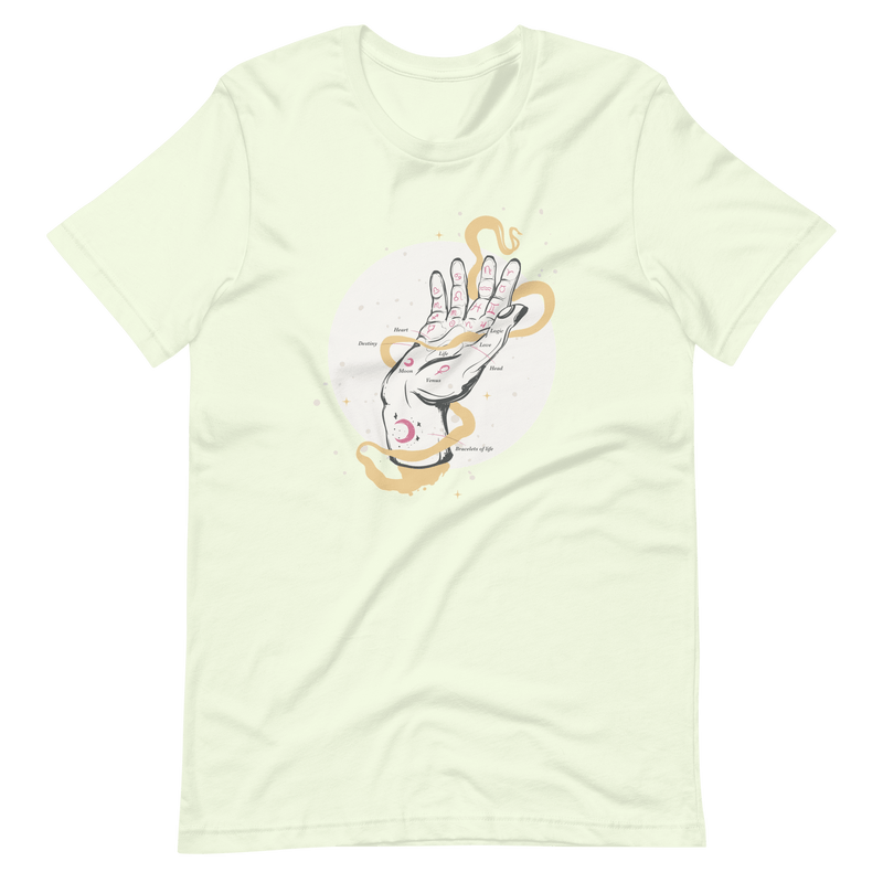 Cosmic Palmistry Tee T-Shirts Citron XS