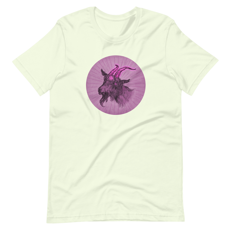 Baphomet Goat Tee - Purple T-Shirt Citron XS