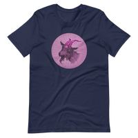 Baphomet Goat Tee - Purple T-Shirt Navy 3XL