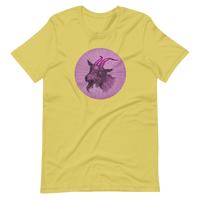 Baphomet Goat Tee - Purple T-Shirt Strobe XS