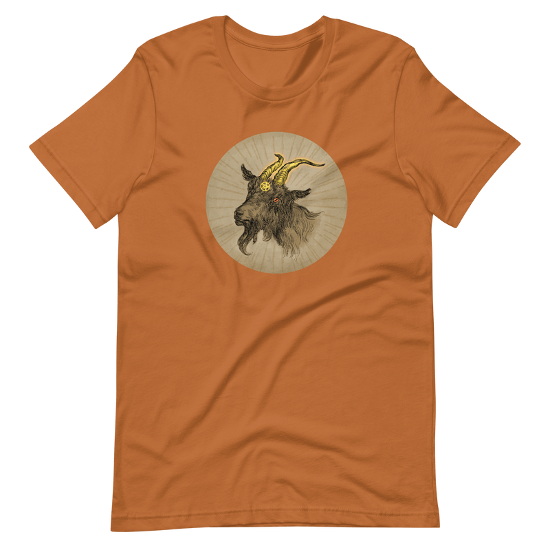 Baphomet Goat Tee - Brown T-Shirt Toast S