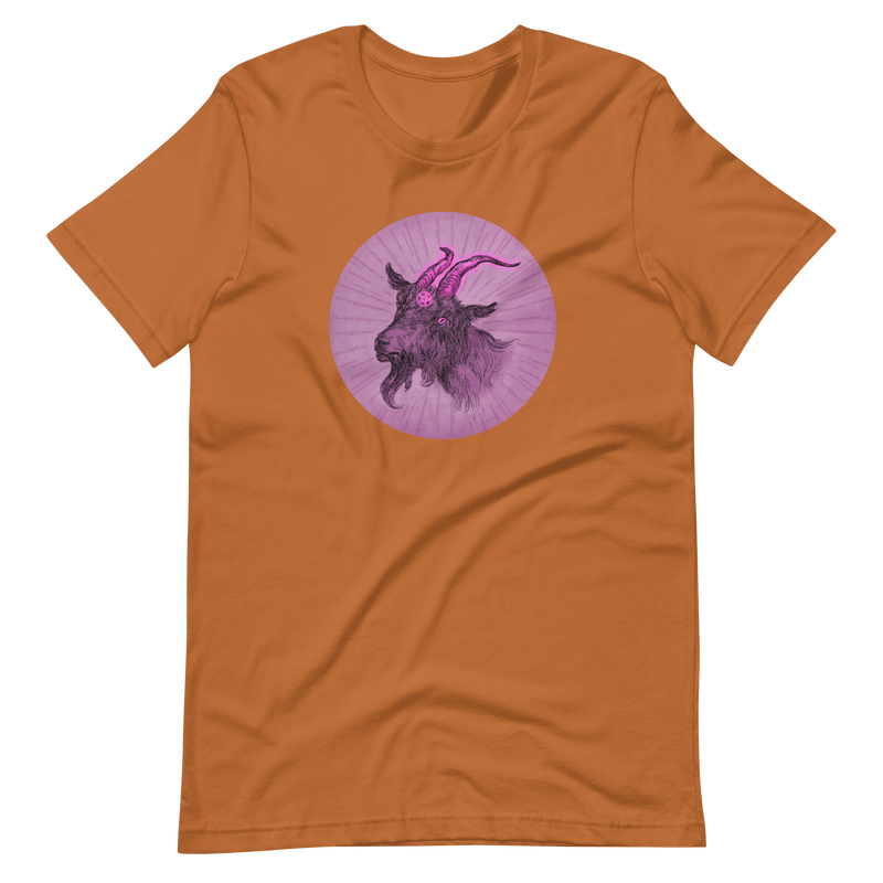 Baphomet Goat Tee - Purple T-Shirt Toast XS