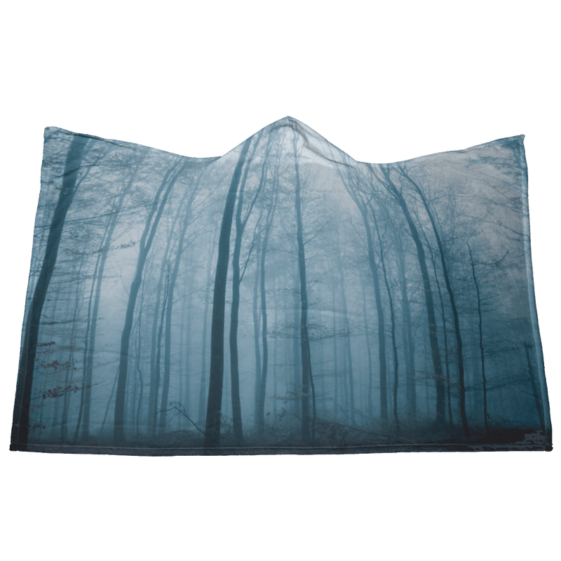Mossy Forest Hooded Blanket - Misty Hooded Blankets Fleece 